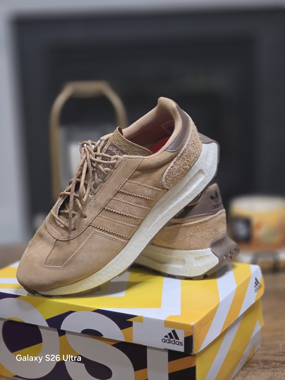adidas Men's Originals Retropy E5 'Cardboard' Sneakers